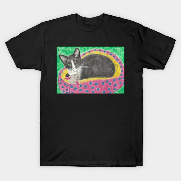 Little Luna kitten ca art T-Shirt by SamsArtworks